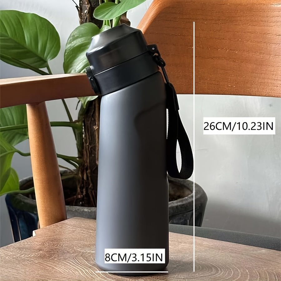 750ml BPA-Free Water Bottle with Straw & Carry Handle – Leak-Proof, Portable, for Office, Travel & Camping