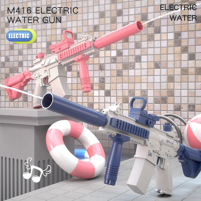 Electric Gel Blaster Toy Gun with Water Beads & Rechargeable Battery