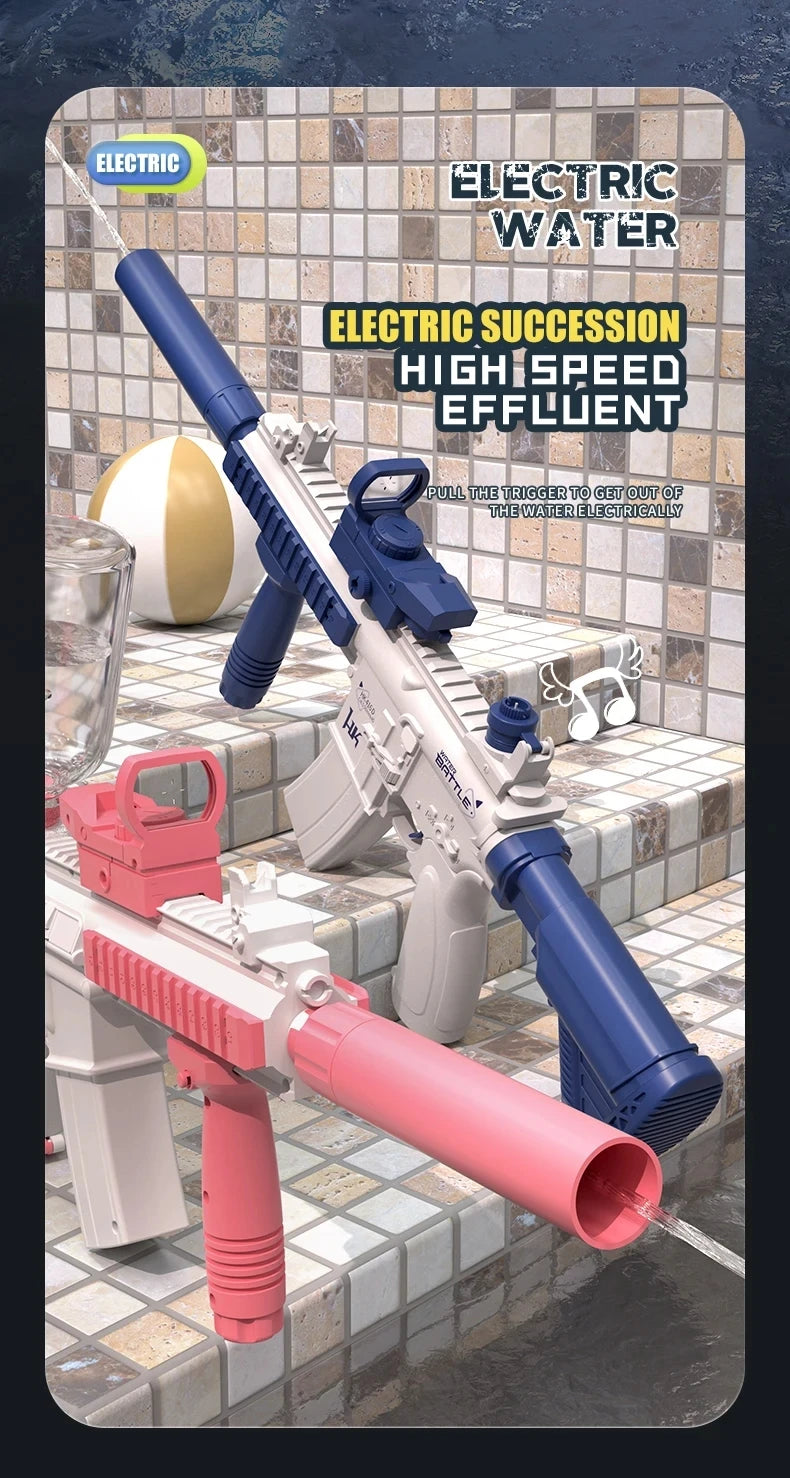 Electric Gel Blaster Toy Gun with Water Beads & Rechargeable Battery