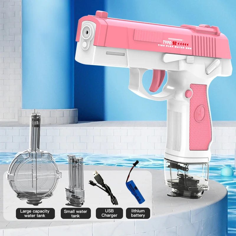 Electric Gel Blaster Toy Gun with Water Beads & Rechargeable Battery
