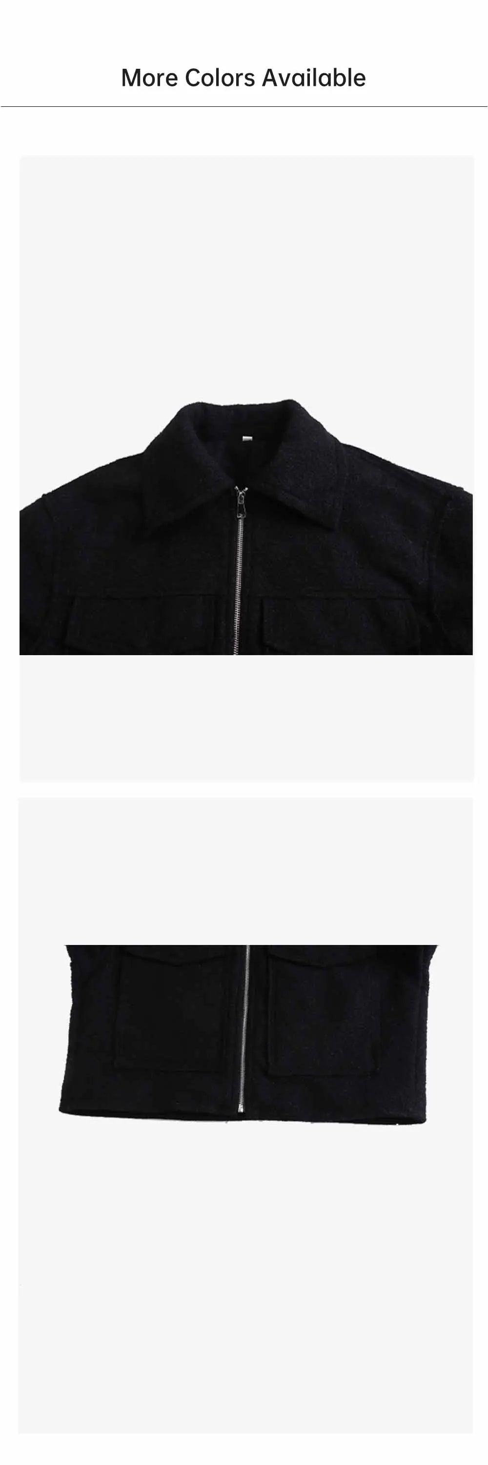 UNIZARA 2024 Autumn/Winter New Product Casual Women's Wear Simple and Fashionable Collar Pocket Decoration Short Jacket Coat