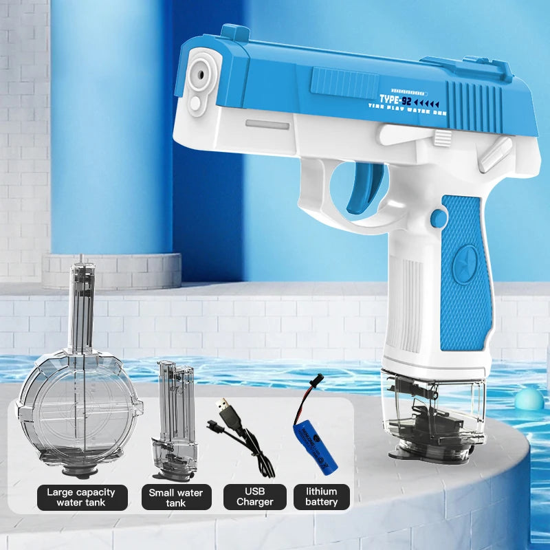 Electric Gel Blaster Toy Gun with Water Beads & Rechargeable Battery