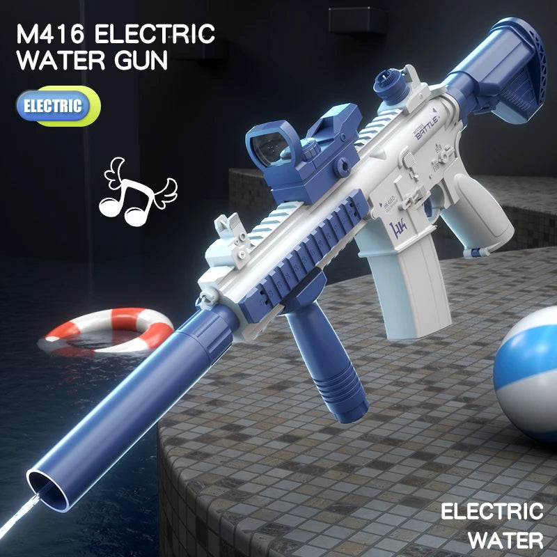 Electric Gel Blaster Toy Gun with Water Beads & Rechargeable Battery